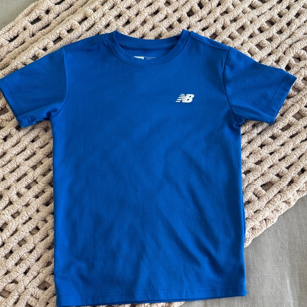 New Balance Kids Vibrant Blue Tee
